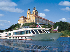 Europe River Cruise - sailing past Melk Abbey